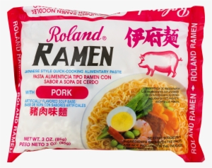 Roland Pork Ramen Noodles, - Roland Ramen With Pork, 3 Oz
