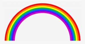 Unique Rainbow Vector Clip Art Pictures - Transparent Background Rainbow Clipart Png