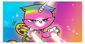 We Are So Excited To Finally Announce Bardel Entertainment - Rainbow Butterfly Unicorn Kitty