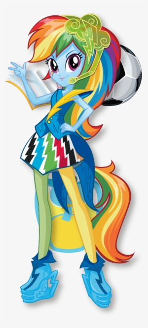 Rainbow Dash Equestria Girls Transparent Background - My Little Pony Equestria Girl Rainbow Rocks Rainbow
