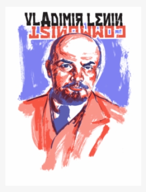 lenin, communist superstar - poster