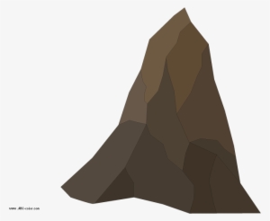 Rock Clipart Transparent Background - Нарисованная Скала
