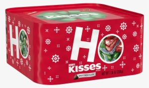 hershey's kisses milk chocolates holiday gift cube - holiday