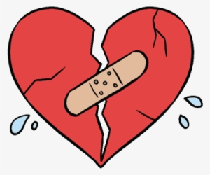 Easy Drawing Of Hearts At Getdrawings - Broken Heart Easy Drawings