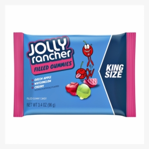 jolly rancher filled gummies king size - hershey foods jolly rancher filled gummies green apple