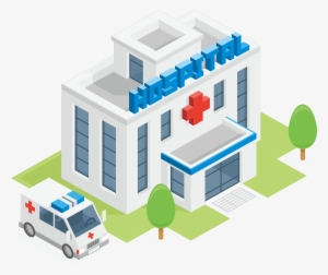 Clip Freeuse Library Ambulance Clipart Hospital - Hospital Png