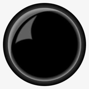 This Free Icons Png Design Of Button, Round Shiny Black
