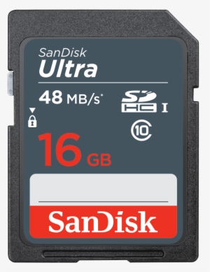 Sd Card Png Transparent Hd Photo - Sandisk Sd 16gb 48mb