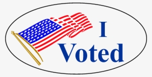 Transparent I Voted Sticker