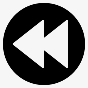 Rewind Button Png - Black And White Youtube Icon Png