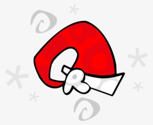 Free Cartoon Santa Hat Vector Art Clip Art Image From - Frohe Weihnachten Iii Grußkarte