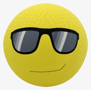 Emoji Playground Ball - Baden Rubber Sunglasses Emoji Playground Ball 8 5 Yellow