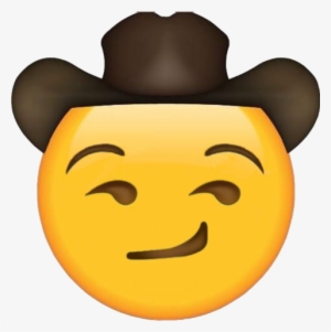 Sad Cowboy Hat Emoji