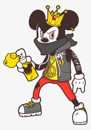 Mice King On Behance - Mickey Mouse Punk