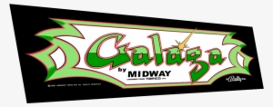 Galaga - Tin Sign Galaga Arcade Shop Game Room Art Marquee Consol