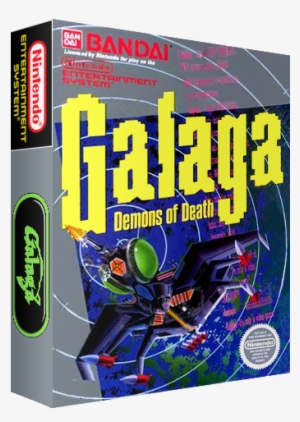 Galaga Demons Of Death - Galaga Nes Box Art