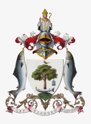 Glasgow Coat Of Arms - St Mungo Coat Of Arms