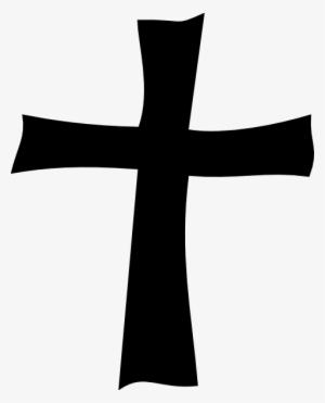 Cross Vector Png Download - Cross Abstract Balck And White Clipart
