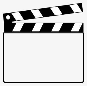 Movie Cut Board Clipart Clapperboard Film Clip Art - Claqueta De Cine Png