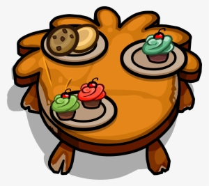 Rustic Puffle Table Sprite 002 - Portable Network Graphics