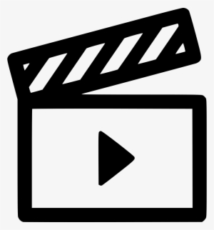 Play Movie Video Clapper Scene Comments - Movie Scene Icon Transparent