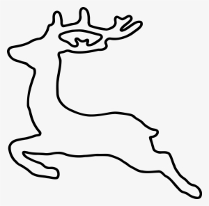 This Free Icons Png Design Of Jumping Deer Silhouette