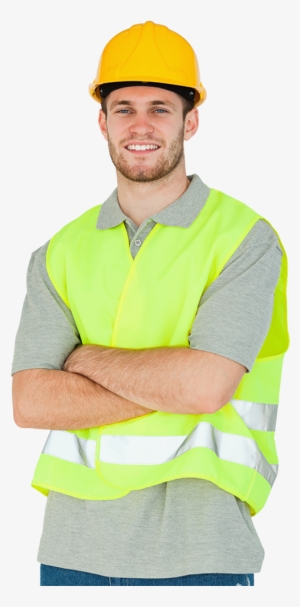 Construction Worker Folded Arms
