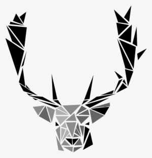 Stag Head Png - Drawing