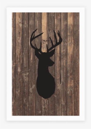 Deer Silhouette Poster