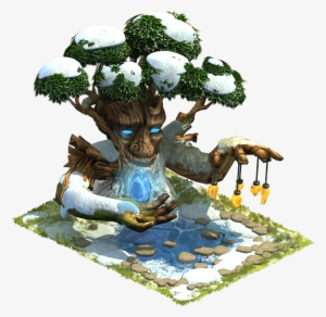 Snowy Charming Tree - Computer File