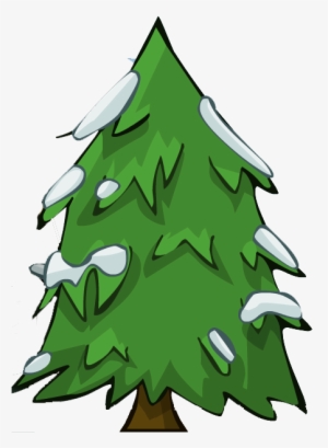Snowy Tree Large - Pine