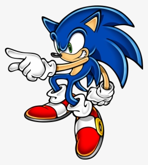 Sonic Hedgehog Jumping Side transparent PNG - StickPNG