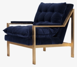 Cameron Gnavy - Black And Gold Armchair