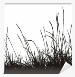 Grass Vector Silhouette Self-adhesive Wall Mural • - Free Grass Vector