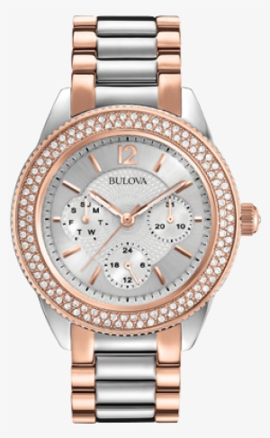 Reloj Bulova Cristales Swarovski - Gold Bulova Womens Watches