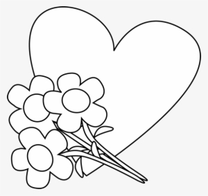 Heart Black And White Heart Clipart Black And White - Valentine's Day Black And White