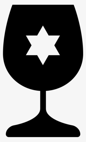 Hanukkah Glass Filled Icon - Hanukkah