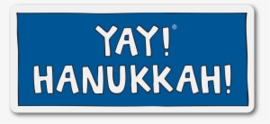 Hanukkah Magnet - Yay! Life! Yay! Great Lakes! Sticker