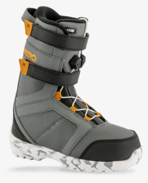 Rover Qls Youth - Nitro Rover Qls Black Boys, Size 21.0, Snowboard Boots,