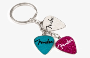 Fender Guitar Picks Keychain