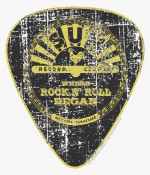 Click And Drag To Re-position The Image, If Desired - Kids T-shirt: Youth: Sun Records-guitar Pick, 3x3in.