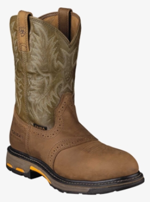 Work Boots - Mens Ariat Ds Aged Bark Workhog Composite Toe Boots