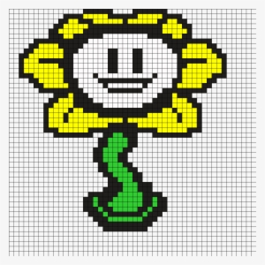 Flowey Pixel Art Clipart Undertale Flowey Pixel Art - Undertale Flowey Pixel Art Grid