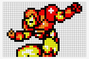 Iron Man Pixel Art - Pixel Art Iron Man