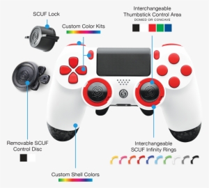 Playstation 4 Professional Controller Infinity4ps Pro - Scuf Infinity4ps Custom Competitive Controller
