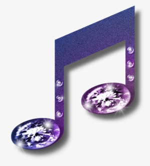 Color Music Notes Clipart - Clipart Purple Musical Note