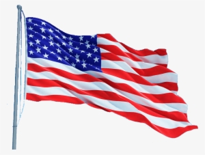 American Flag Pole Png For Kids - Moving Picture Of American Flag