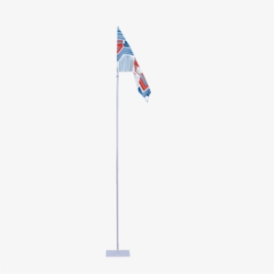 5' High Portable Flagpole Takes The Look Of A Traditional - Flag Pole No Png