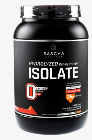 Sascha Fitness Hydrolyzed Whey Protein Isolate,100% - Grass Fed Hydrolyzed Whey