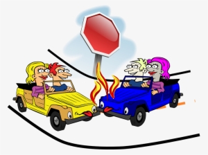 Cartoon Car Accident Free Image - Car Crash Clipart Png
